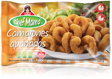 Camarones apanados