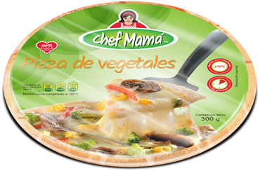 Pizza de vegetales